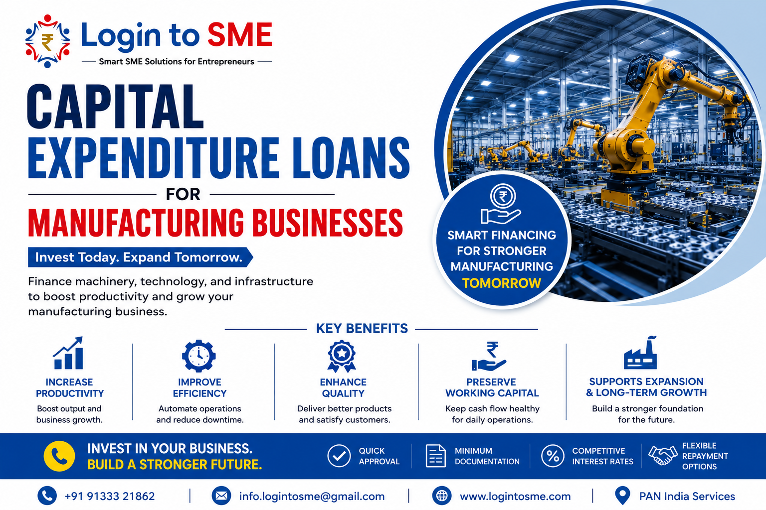 Capital Expenditure Loans for Manufacturing Businesses