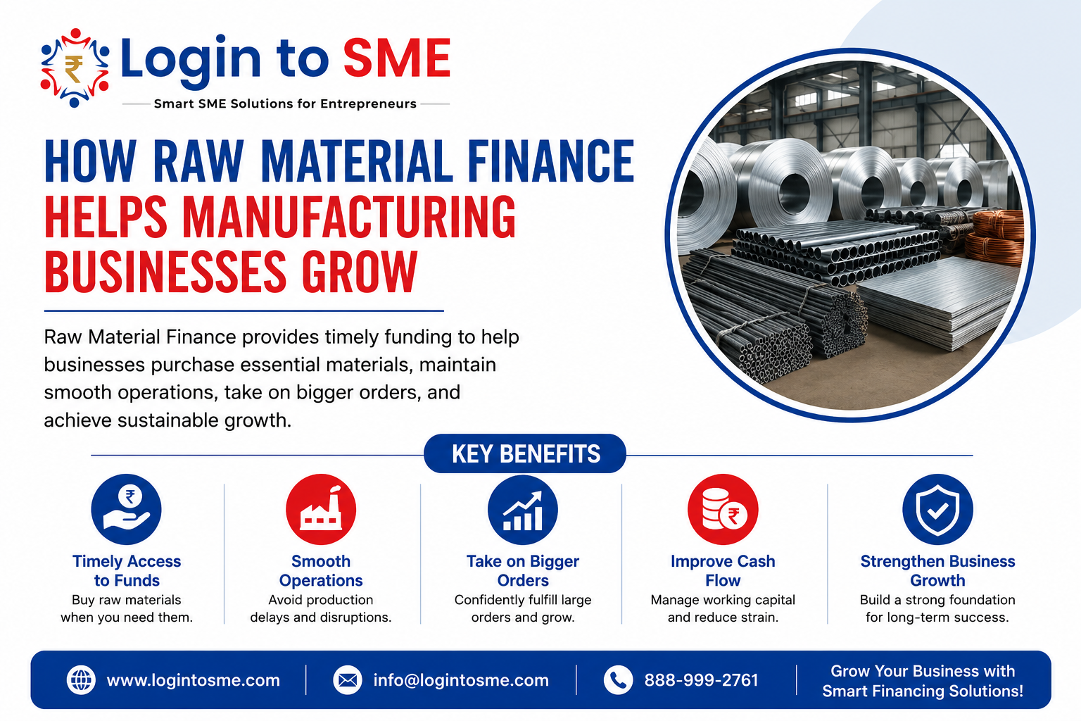 How Raw Material Finance Helps Manufacturing Businesses Grow