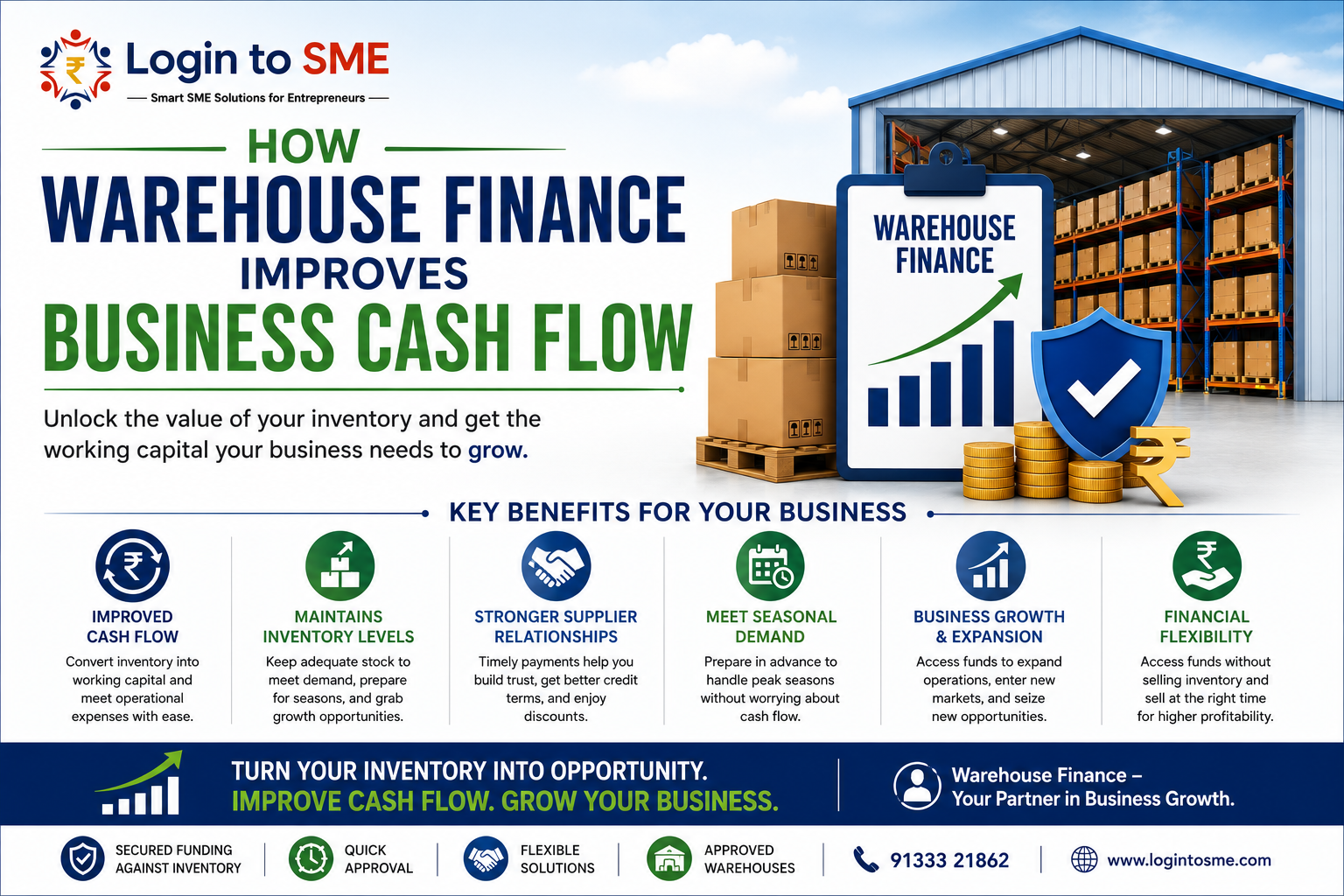 How Warehouse Finance Improves Business Cash Flow